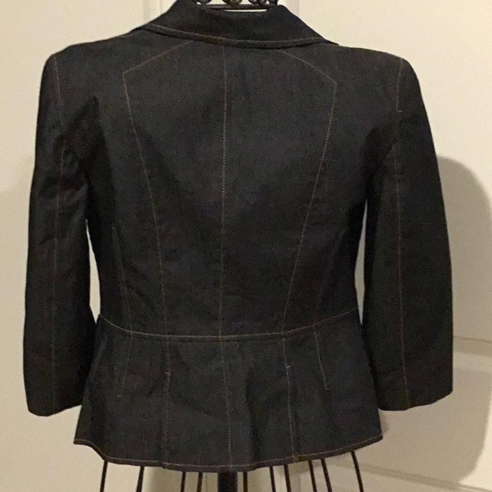 Ann Taylor LOFT dark Jean Jacket - Picture 2 of 8